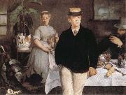 Edouard Manet Louncheon in the Studio oil painting